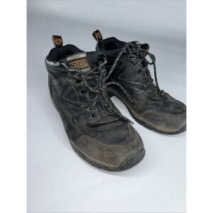 Ariat ATS Terrain Leather Hiking Boots Men's Size US 10.5EE Black10002182